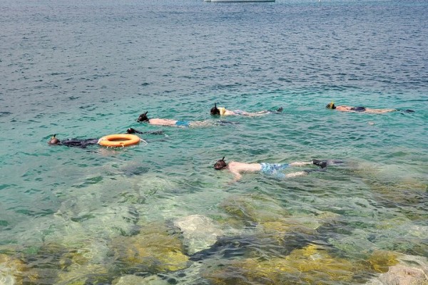 Snorkelling at Pigeon Island